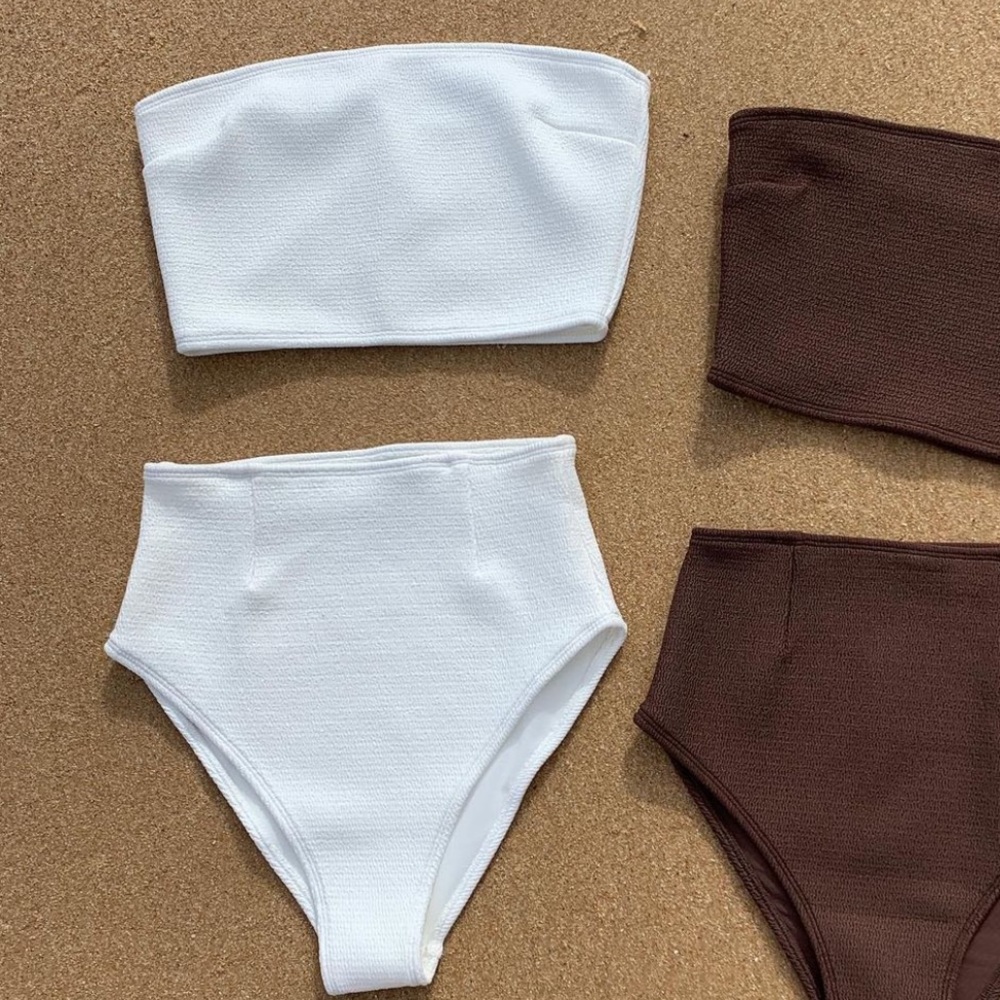 Wanderlust swim bandeau top